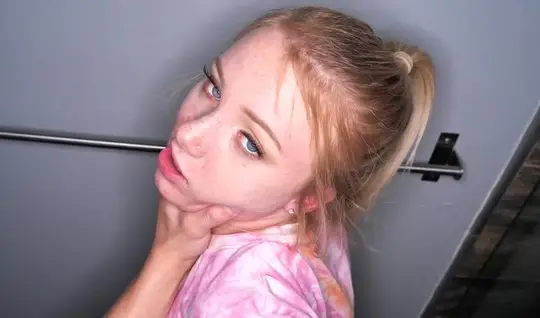 A young blonde after sucking from the first person substitutes a hole ...